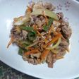 ガッツリ豚こま肉の炒め物