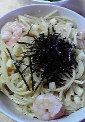 簡単&濃厚☆タラコとエビのチーズパスタ-レシピのメイン写真