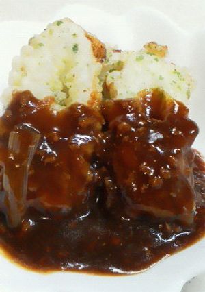 ちくわの磯辺揚げの肉味噌あんかけ-レシピのメイン写真