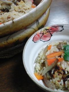 きほんの☆き☆土鍋で炊き込みご飯-レシピのメイン写真