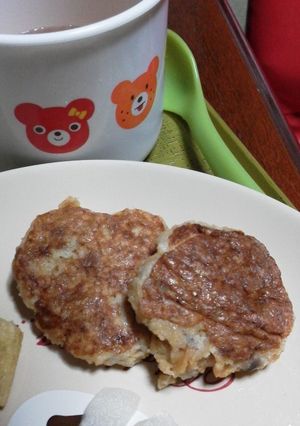 離乳食〜完了期*手づかみバナナお焼き-レシピのメイン写真