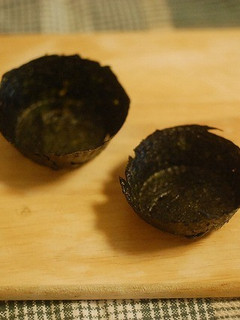 手作り海苔カップ-レシピのメイン写真