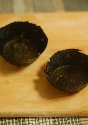 手作り海苔カップ-レシピのメイン写真