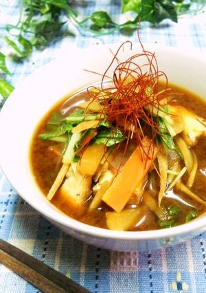 飽きずにスープ生活⑥　豚汁風みそ汁-レシピのメイン写真