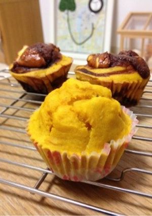 HMで♪ヘルシーかぼちゃケーキ-レシピのメイン写真