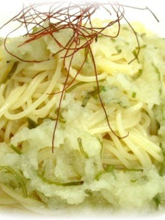めかぶわさび風味の超簡単冷製パスタ-レシピのメイン写真