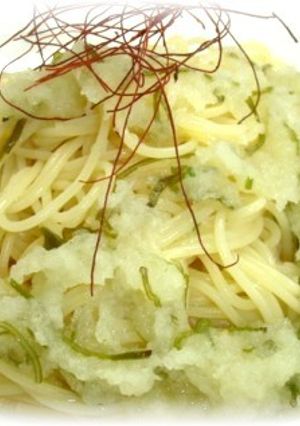 めかぶわさび風味の超簡単冷製パスタ-レシピのメイン写真