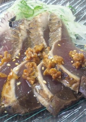 さっぱり味☆洋風かつおのたたき-レシピのメイン写真