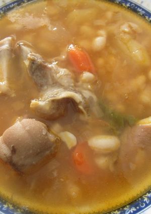 スペイン料理　豚の耳の煮込み-レシピのメイン写真