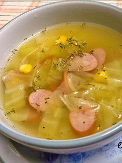 ダシダで☆簡単ポトフ風スープ-レシピのメイン写真