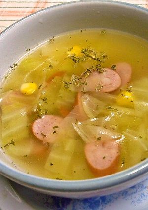 ダシダで☆簡単ポトフ風スープ-レシピのメイン写真