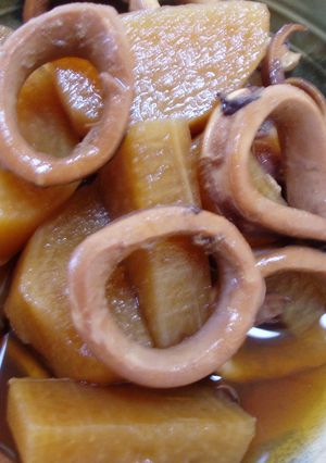 ヘルシー！いかと大根の柔らか煮-レシピのメイン写真
