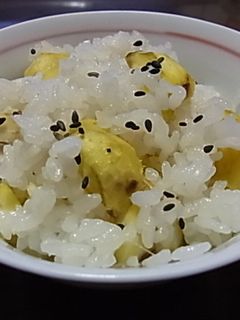 栗ごはん♪ (もち米入り)-レシピのメイン写真