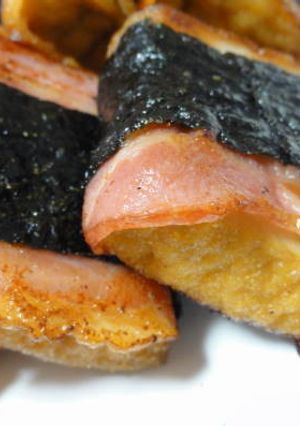 リメイク☆厚揚げ煮物＆ベーコンの磯辺焼き-レシピのメイン写真