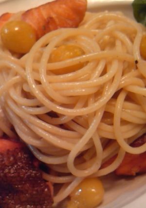 銀杏と鮭のパスタ-レシピのメイン写真