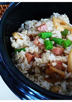 ベーコンとれんこんの混ぜご飯-レシピのメイン写真