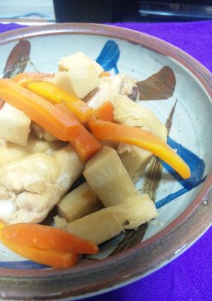 鶏手羽元と京芋の煮物-レシピのメイン写真