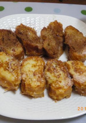 甘～い朝食☆バナナフレンチトースト-レシピのメイン写真