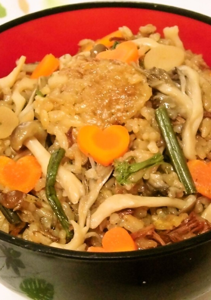 肉じゃが、角煮…煮物の残りで炊き込みご飯-レシピのメイン写真