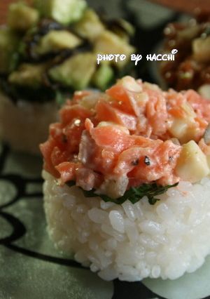 ３種のチーズのっけご飯～セルクル仕立て～-レシピのメイン写真