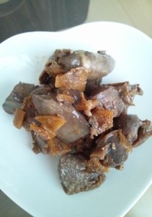 砂肝　レバー　はつ　甘辛煮-レシピのメイン写真