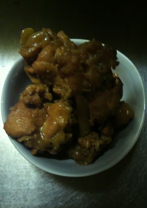 手羽元の黒酢煮-レシピのメイン写真