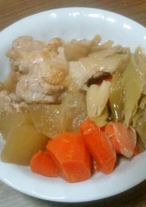 冬瓜と鶏肉のこっくり煮物-レシピのメイン写真