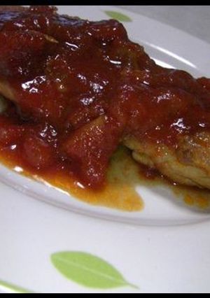 チキンの照り焼きトマト風味-レシピのメイン写真
