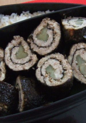 ひき肉と生姜のくるくる巻き-レシピのメイン写真