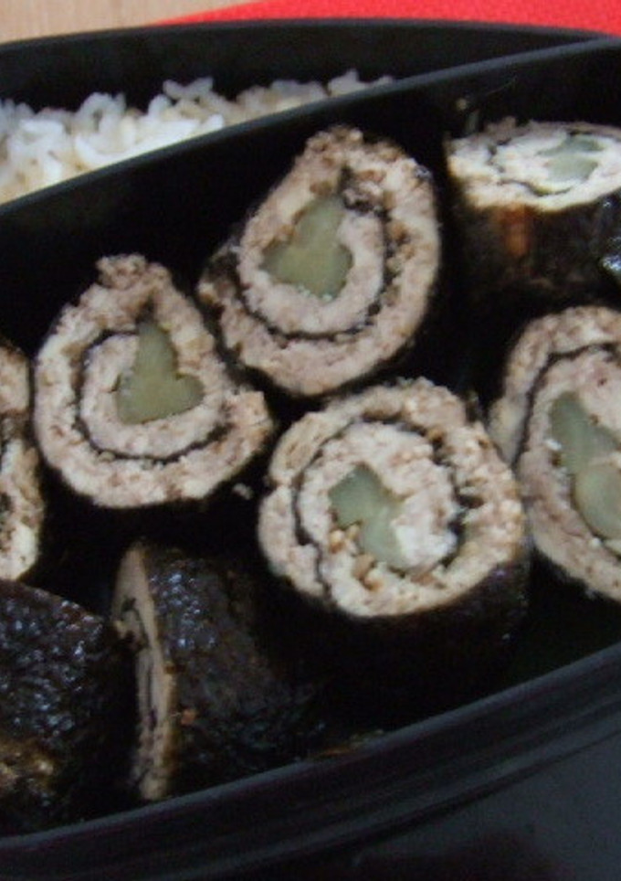 ひき肉と生姜のくるくる巻き-レシピのメイン写真