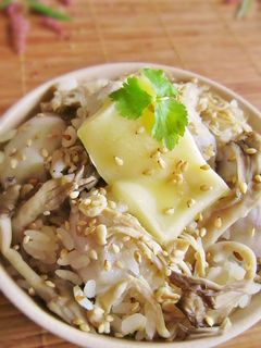 ごま塩チーズ里芋きのこの炊き込みご飯-レシピのメイン写真