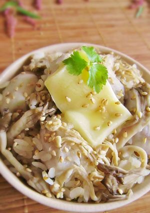 ごま塩チーズ里芋きのこの炊き込みご飯-レシピのメイン写真