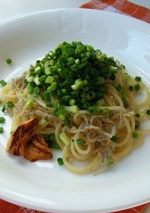 青ネギとジャコのパスタ-レシピのメイン写真