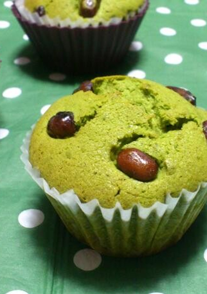 しっとりおいしい♪抹茶のマフィン-レシピのメイン写真