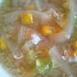 キャベツとコーンの中華風とろみスープ