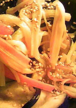 カニかまと茄子のナンプラー酢胡麻油和え-レシピのメイン写真