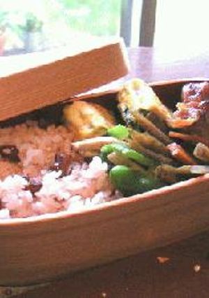 お赤飯のお弁当　●for女子高生-レシピのメイン写真