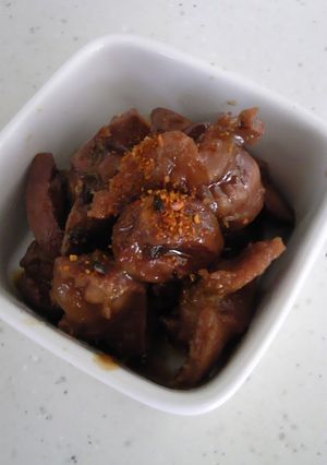 かんたん鳥の肝煮!!-レシピのメイン写真