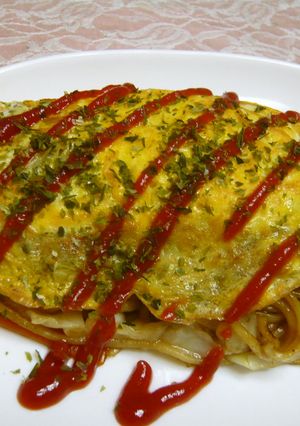 チーズイン★オムそば-レシピのメイン写真