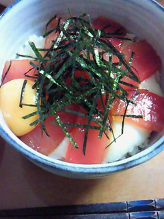 安いマグロで☆漬けまぐろの山かけ丼-レシピのメイン写真