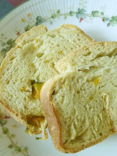 【HB】カボチャとサツマイモの食パン-レシピのメイン写真