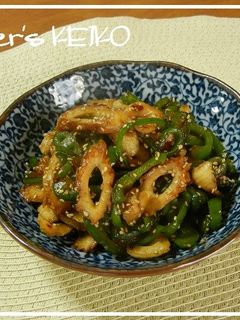 農家のレシピ】ピーマンとちくわのきんぴら-レシピのメイン写真