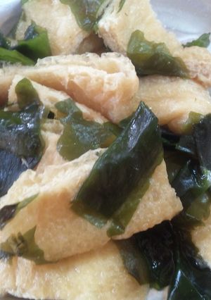 お弁当に ワカメとうすあげのさっと煮-レシピのメイン写真