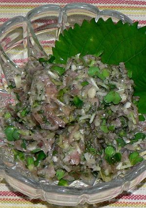香味野菜たっぷりのマグロのたたき-レシピのメイン写真
