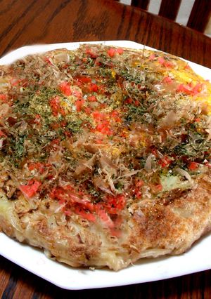 うまうま～☆ラーメンでお好み焼き♪-レシピのメイン写真