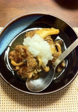 和風煮込みハンバーグ-レシピのメイン写真