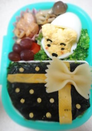 キャラ弁　可愛い簡単　のり弁　プレゼント-レシピのメイン写真