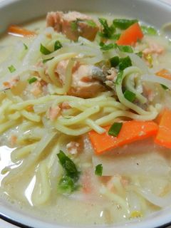 ちゃんぽんde粕汁麺♪-レシピのメイン写真