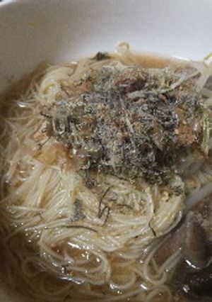 肉うどんねこぶまんまのせ-レシピのメイン写真