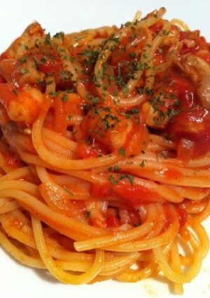 海老とチキンのトマトクリームパスタ☆-レシピのメイン写真